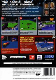 World Snooker Championship 2007 - Box - Back Image