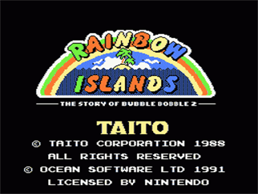 Rainbow Islands: Bubble Bobble 2 - Screenshot - Game Title Image