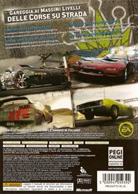 Need for Speed: ProStreet - Box - Back Image