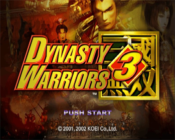 Dynasty Warriors 3 - Screenshot - Game Title Image