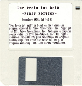 Der Preis ist Heiss - Disc Image