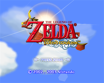The Legend of Zelda: The Wind Waker - Screenshot - Game Title Image