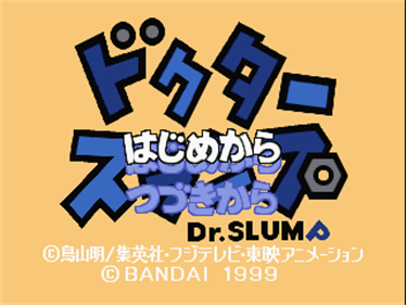 Dr. Slump - Screenshot - Game Title Image