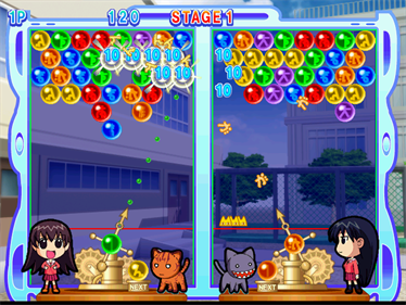 Azumanga Daioh Puzzle Bobble - Screenshot - Gameplay Image
