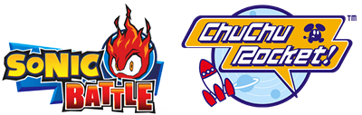 2 Games in 1: Sonic Battle + ChuChu Rocket! - Clear Logo Image