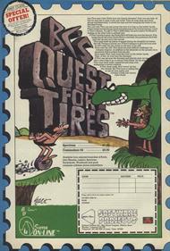 BC's Quest For Tires - Advertisement Flyer - Front Image