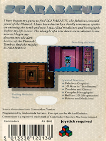 Invaders of the Lost Tomb - Box - Back Image