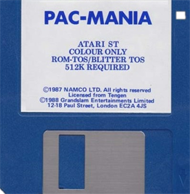 Pac-Mania - Disc Image