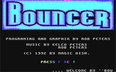 Bouncer (Magic Disk) - Screenshot - Game Title Image