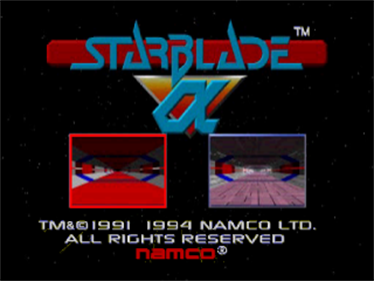 StarBlade Alpha - Screenshot - Game Title Image