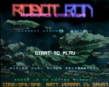 Robot Ron - Screenshot - Game Title Image