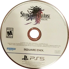 Stranger of Paradise: Final Fantasy Origin - Disc Image