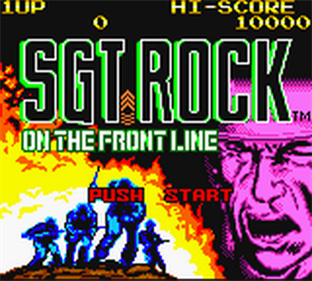 Sgt. Rock: On the Frontline - Screenshot - Game Title Image