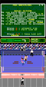 Pro Wrestling - Screenshot - Gameplay Image