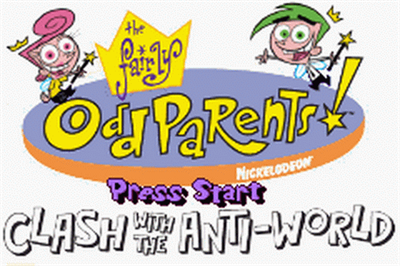 The Fairly OddParents! Clash with the Anti-World - Screenshot - Game Title Image