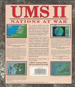 UMS II: Nations at War - Box - Back Image