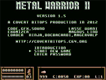 Metal Warrior II - Screenshot - Game Select Image
