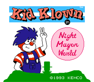 Kid Klown in Night Mayor World - Screenshot - Game Title Image