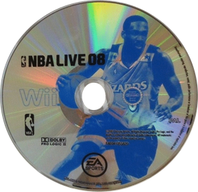 NBA Live 08 - Disc Image