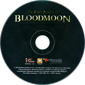 The Elder Scrolls III: Bloodmoon - Disc Image