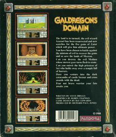 Galdregons Domain - Box - Back Image