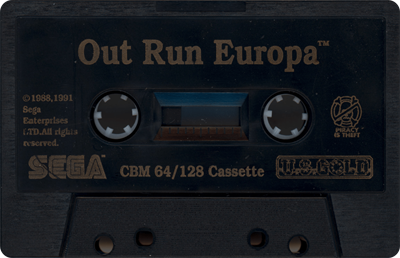 Out Run Europa - Cart - Front Image