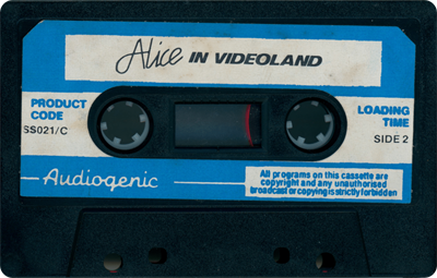 Alice in Videoland - Cart - Back Image