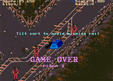 Indiana Jones and the Temple of Doom - Screenshot - Game Over Image