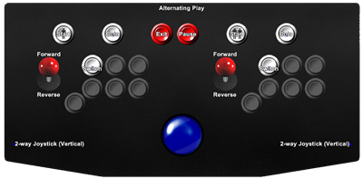 Time Tunnel - Arcade - Controls Information Image