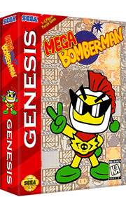 Mega Bomberman - Box - 3D Image