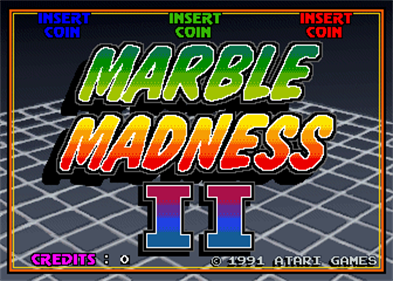 Marble Man: Marble Madness II - Screenshot - Game Title Image