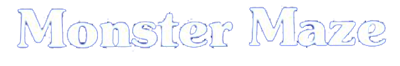 Monster Maze - Clear Logo Image