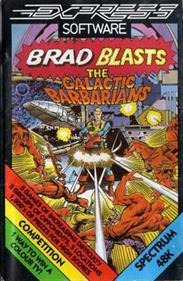Brad Blasts the Galactic Barbarians  - Box - Front Image