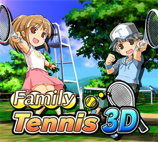 Family Tennis 3D - Box - Front Image