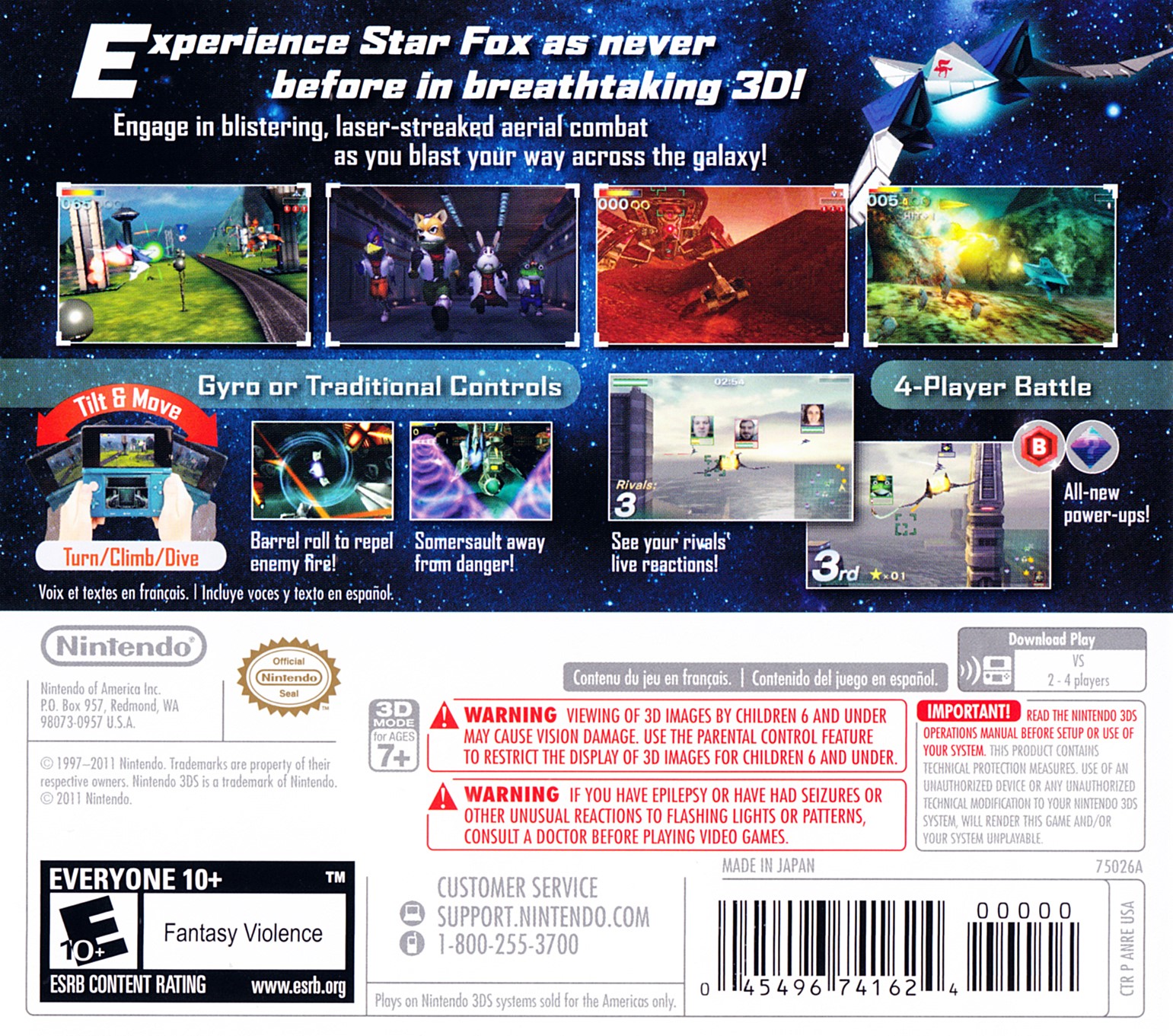 Nintendo Selects: Star Fox 64 3D - Nintendo 3DS 