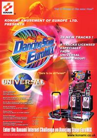 Dancing Stage Euro Mix - Advertisement Flyer - Front Image