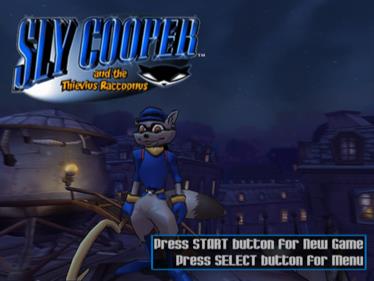 Sly Cooper and the Thievius Raccoonus - Screenshot - Game Title Image