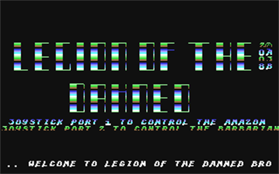Legion of the Damned - Screenshot - Game Title Image