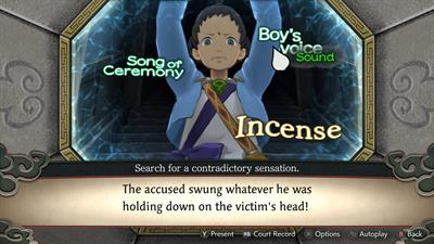 Apollo Justice: Ace Attorney Trilogy - Screenshot - Gameplay Image