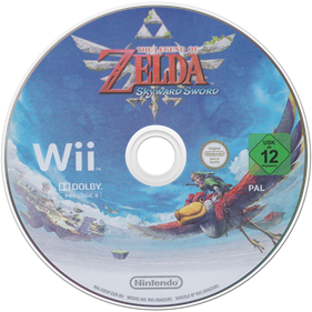 The Legend of Zelda: Skyward Sword - Disc Image