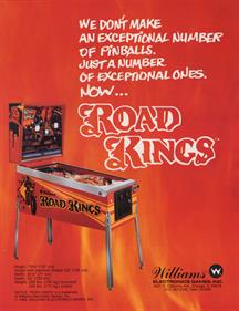 Road Kings - Advertisement Flyer - Back Image