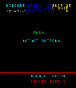 Space Laser - Screenshot - Game Title Image