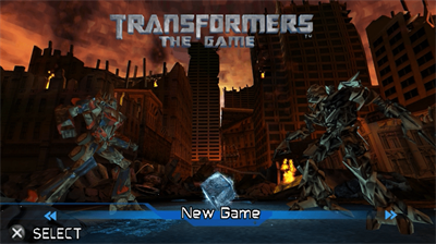 Transformers: The Game - Screenshot - Game Title Image