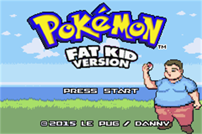 Pokémon Fat Kid - Screenshot - Game Title Image