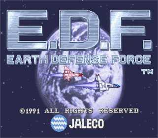 E.D.F. Earth Defense Force - Screenshot - Game Title Image