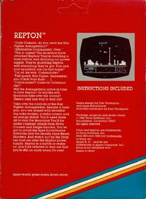 Repton - Box - Back Image