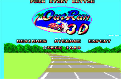 OutRun 3D - Screenshot - Game Title Image