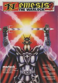 Nemesis the Warlock - Advertisement Flyer - Front Image