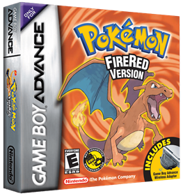 Pokémon FireRed Version - Box - 3D Image