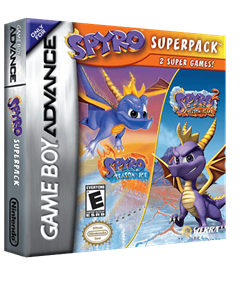 Spyro SuperPack: Season of Flame/Season of Ice - Box - 3D Image
